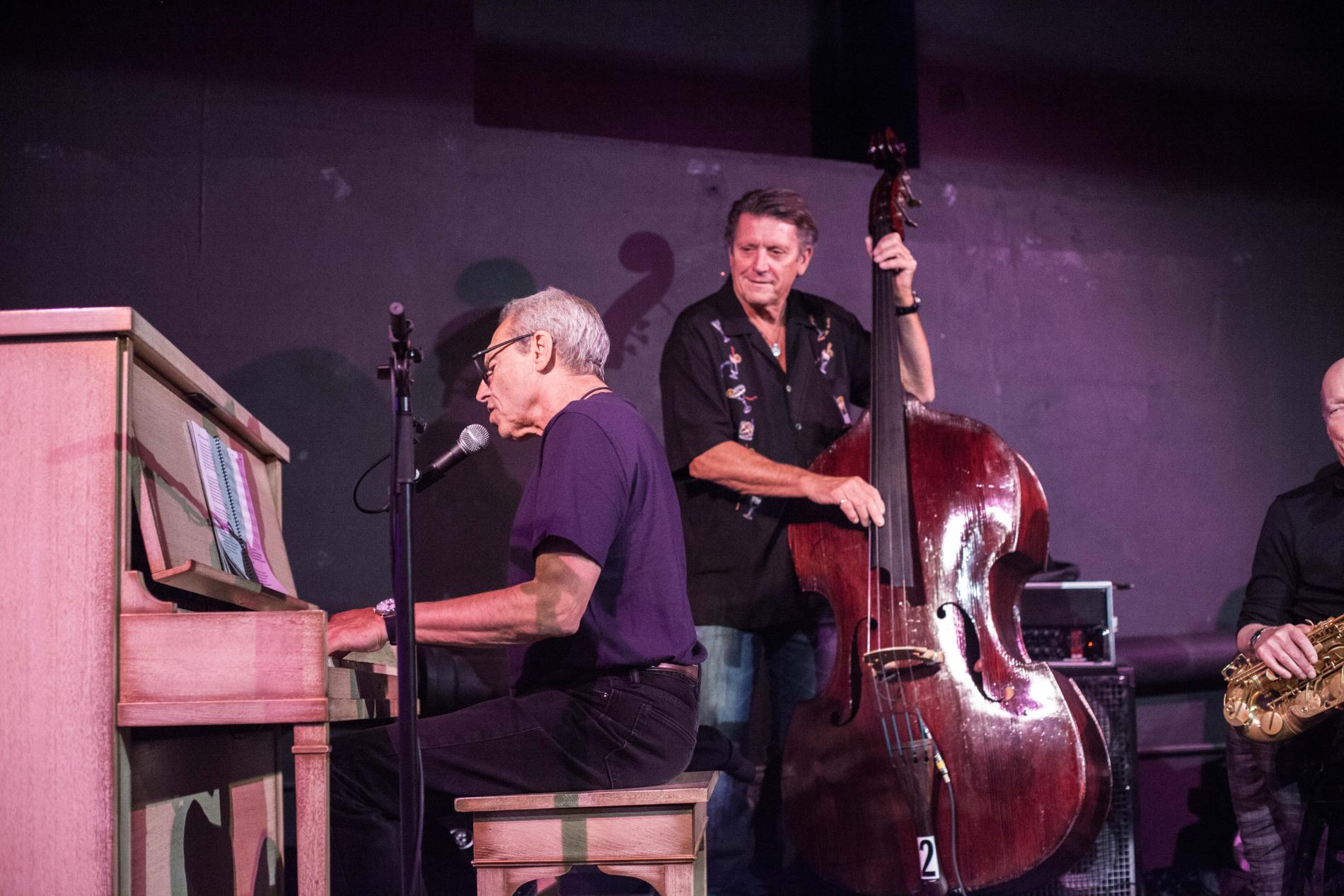 Ben Sidran on piano at the Collingwood Arts Center