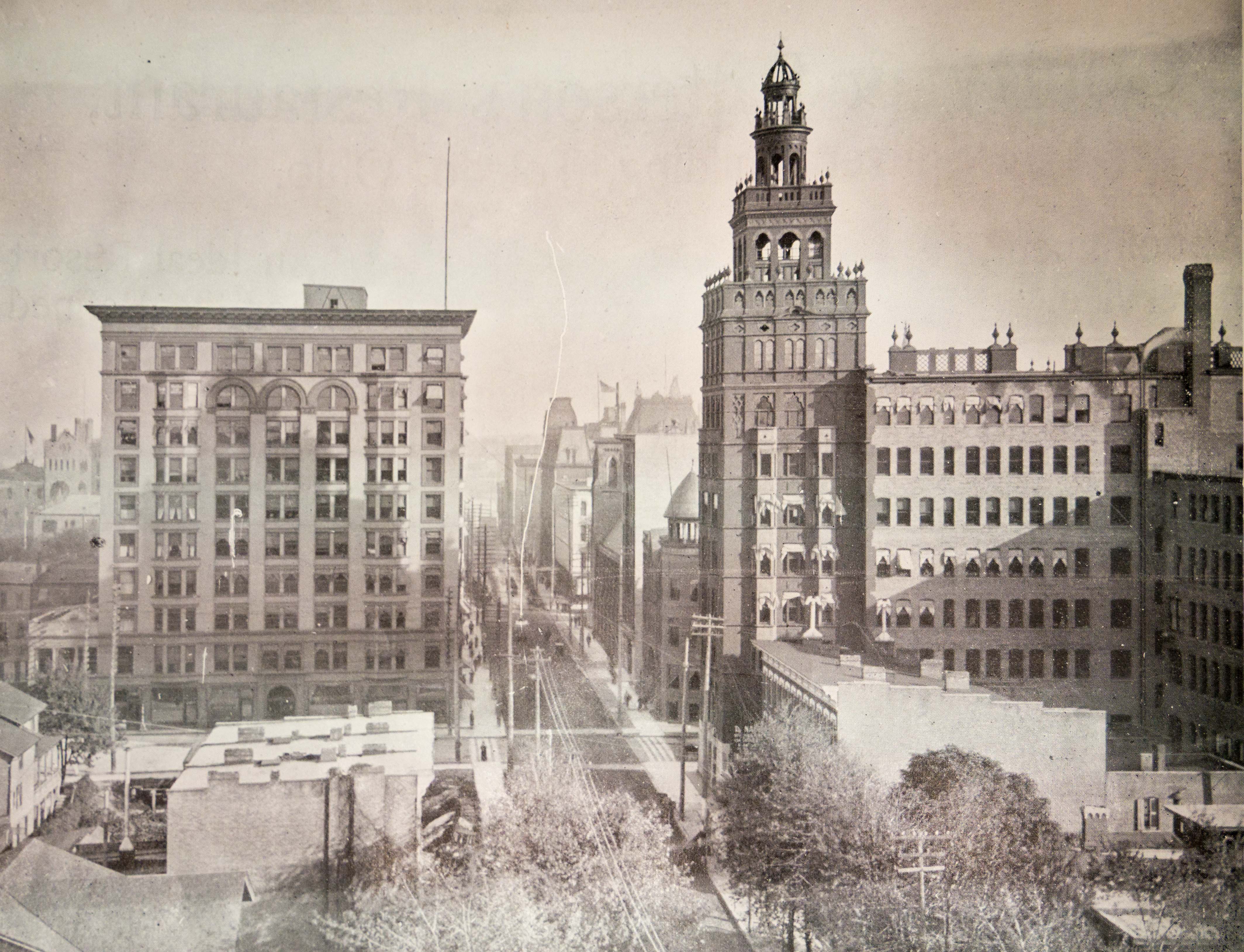 Downtown Toledo in the 1910s