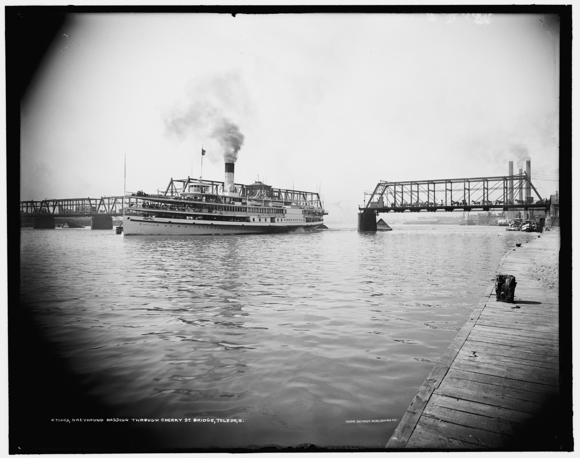 The excursion steamer Greyhound